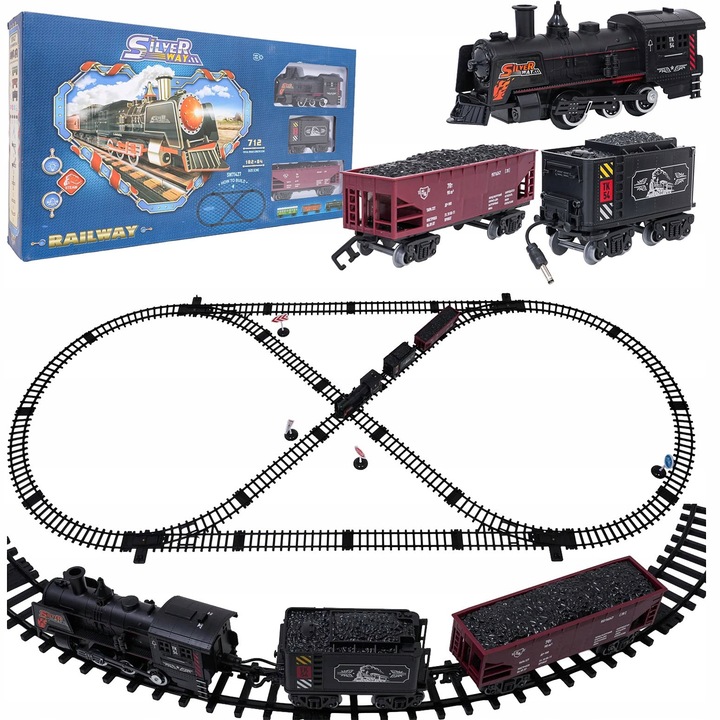Влакче играчка, Bemi Toys, светлини и звуци, многоцветно