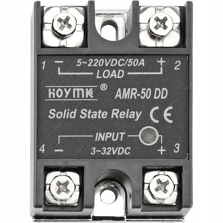 Полупроводников превключващ модул HOYMK SSR-50A, 50A, 5-220VDC, 62x45x23mm