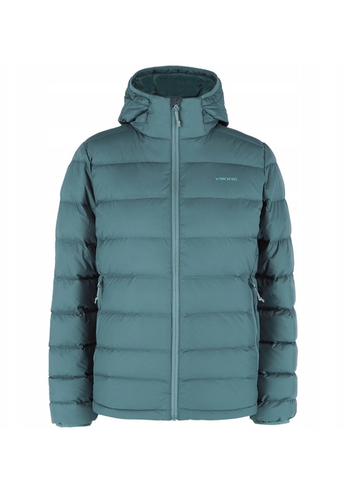 Geaca dama Viking Rovi 7300, puf de rata, verde, 2XL INTL