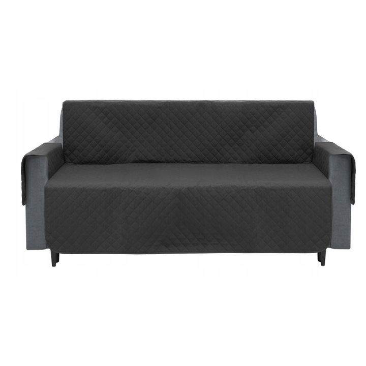 Husa Paris pentru canapea, 270x205cm, negru, 2 fete, pentru protectia animalelor de companie