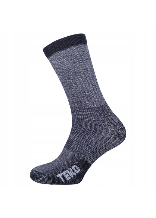 Мъжки чорапи Teko Light Hike Charcoal, 34-37, 62% мериносова вълна, анатомични, антибактериални