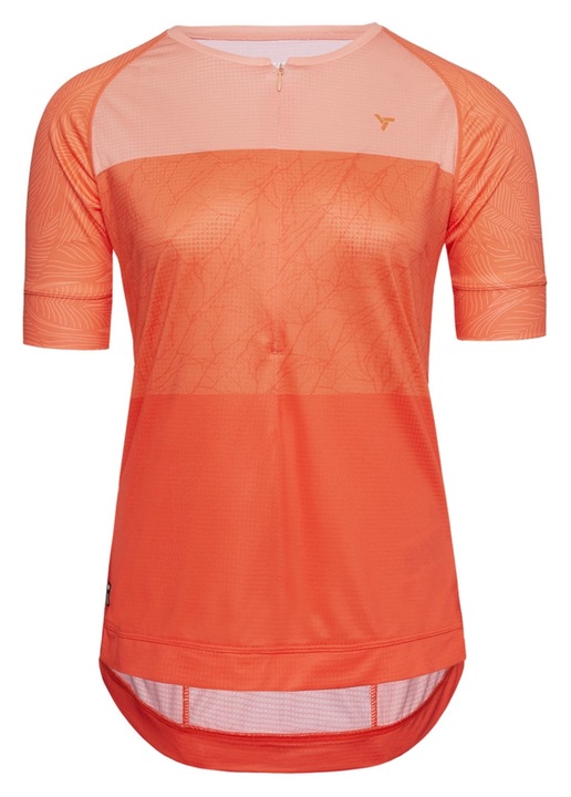Tricou sport femei, Silvini Stabina, uscare rapida, respirabil, portocaliu, poliester/elastan, L INTL