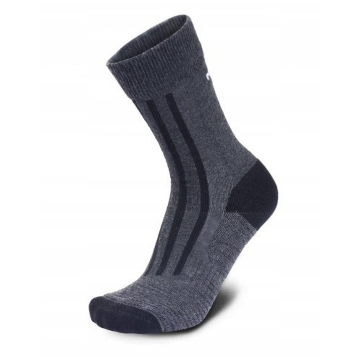 Sosete trekking Meindl MT2, 39-41, antracit, constructie rezistenta, potrivire anatomica