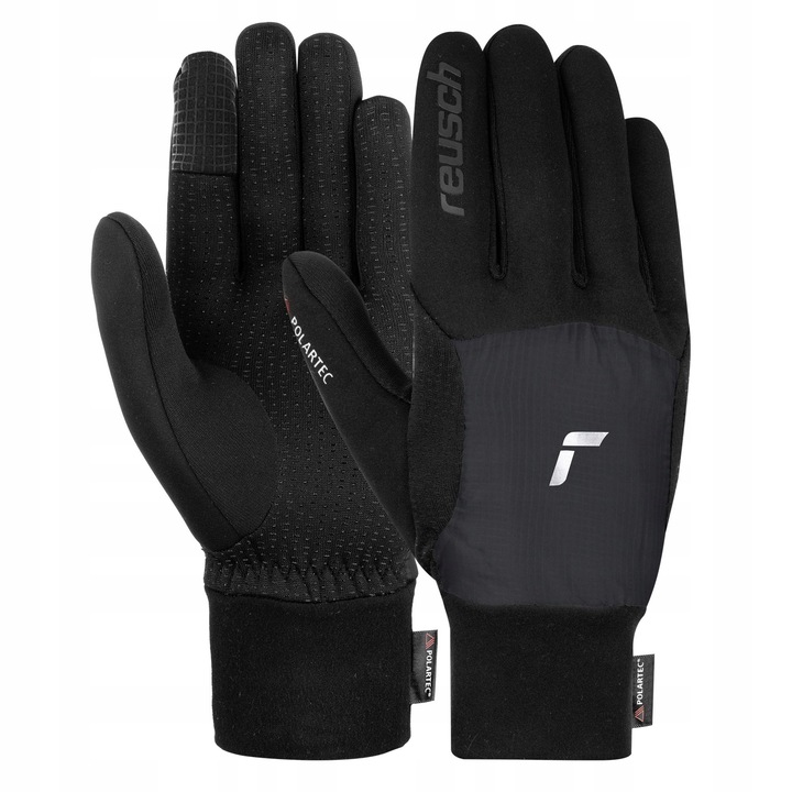 Reusch Garhwal sportkesztyű, multifunkcionális, Stormbloxx membránnal, meleg, Touch-Tec, fekete-kék, 7-es méret