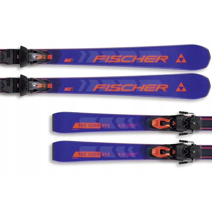 Schiuri Fischer THE CURV PRO JR JRS + Wiazanie FS 7 GW CA JRS 120cm