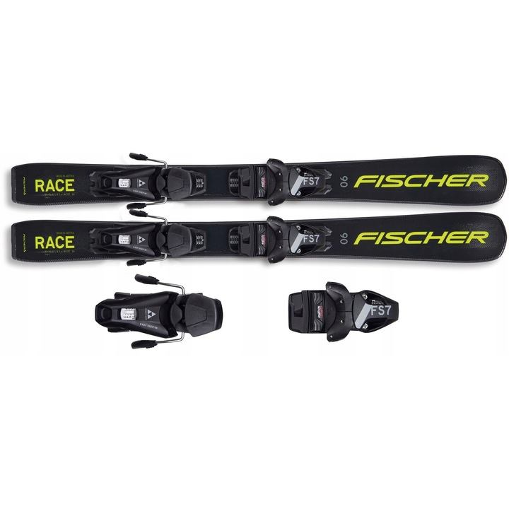 Fischer RC4 Race JR JRS sílécek + RS7 GW CA JRS kötések, 140cm, 104x68x86