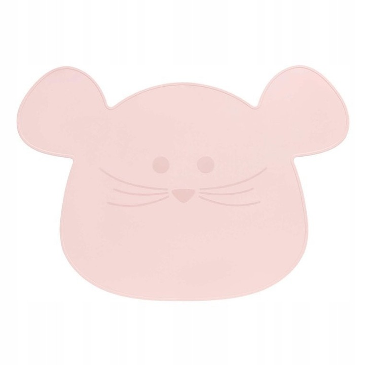 Covoras din silicon Little Chums Lassig, 50,6x0,1x36cm, roz, pentru bebelusi