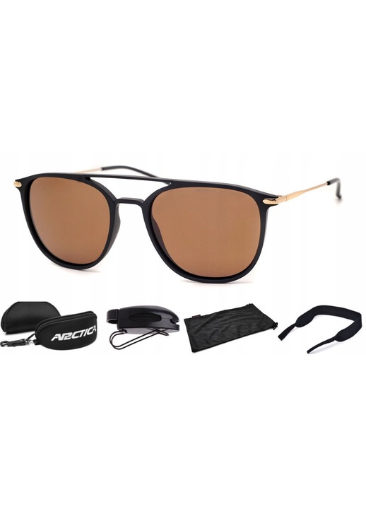 Ochelari de soare Arctica S-327C, polariizatori, UV 400, categoria 3, set complet cu etui, suport auto, si accesorii