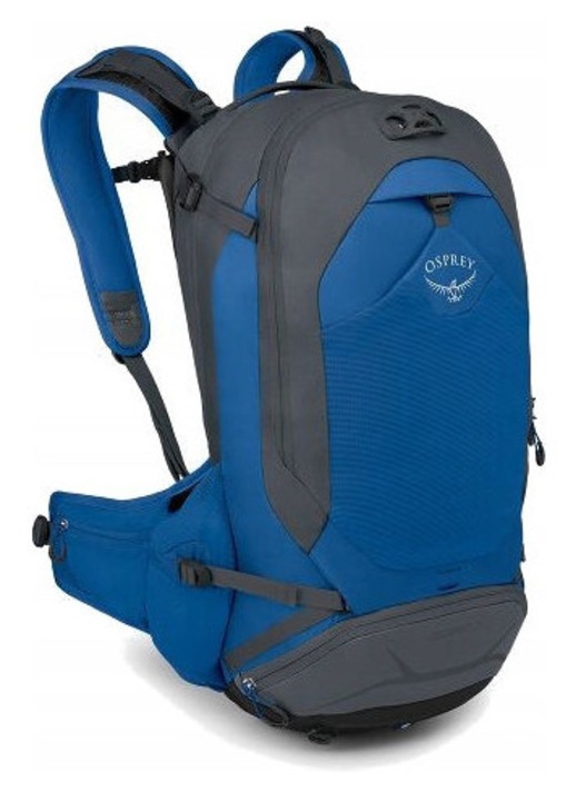 Osprey Escapist 25 S/M kerékpáros hátizsák, 23l, postakék, BioStretch tartórendszer, felső és alsó hozzáférés