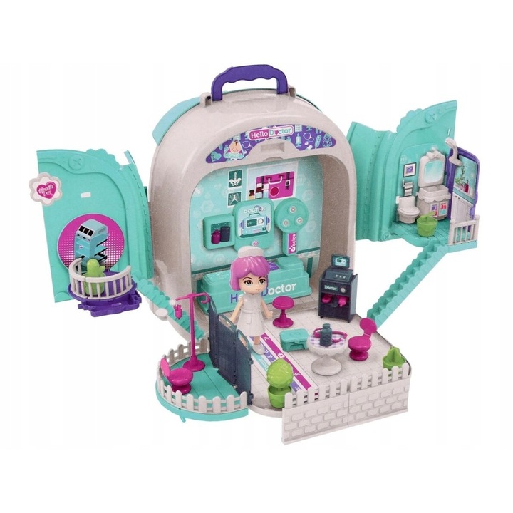 Set joaca doctor, DK, 3 in 1, multicolor, 33x24.5x14.5cm