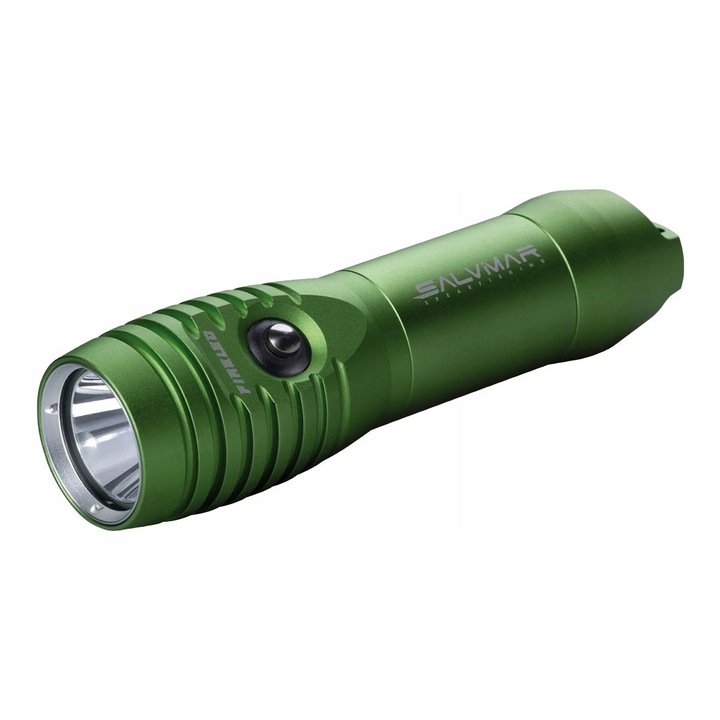 Salvimar Fireled búvárlámpa, 1800 lumen, 100m maximális mélység, USB-C, zöld