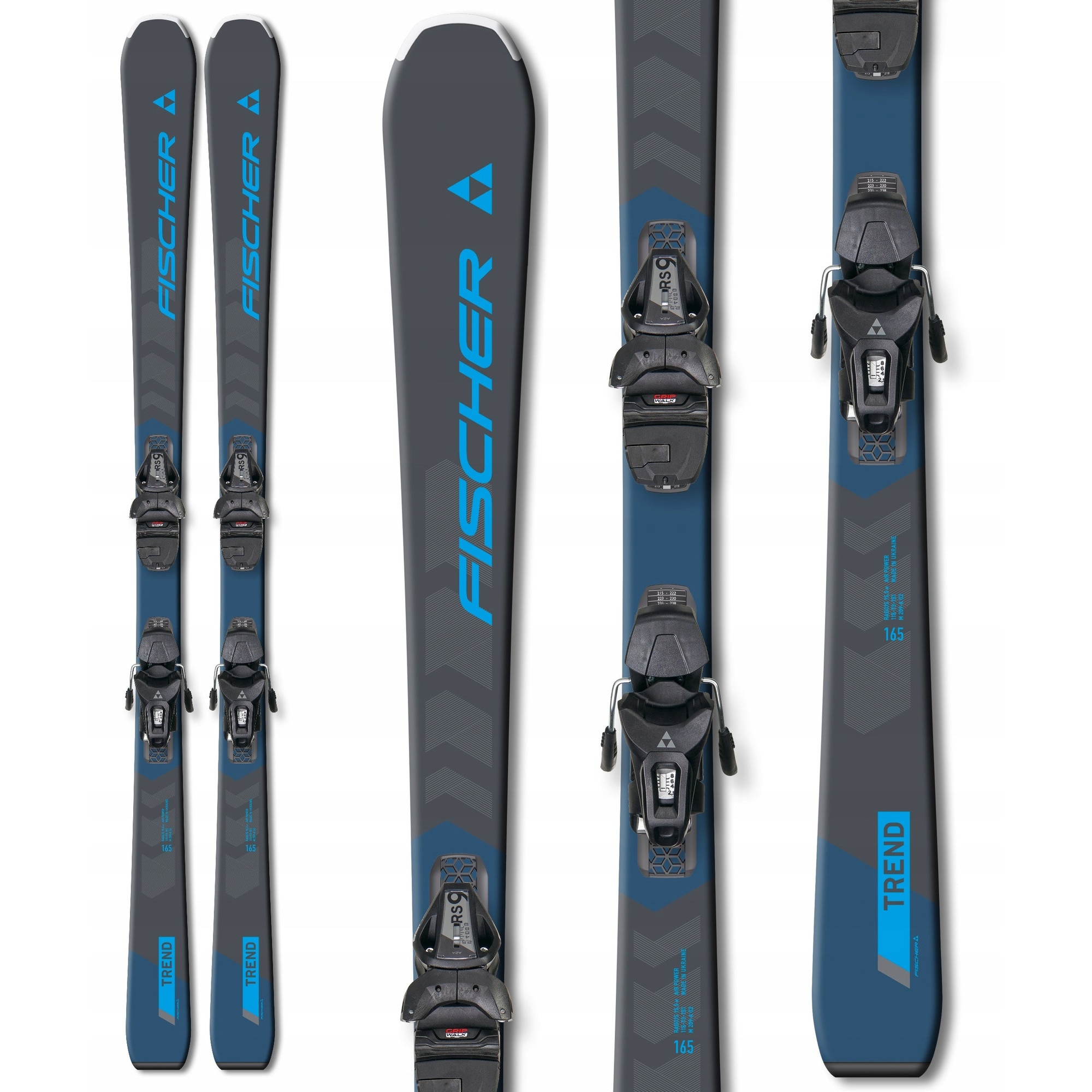 Schiuri Fischer RC ONE 73 + legaturi T40221, 153cm, albastru - eMAG.ro