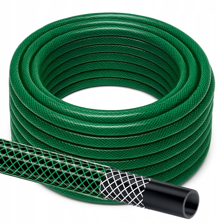 Kerti tömlő 3/4", 20m, 3 rétegű, UV-álló, rugalmas, sokoldalú