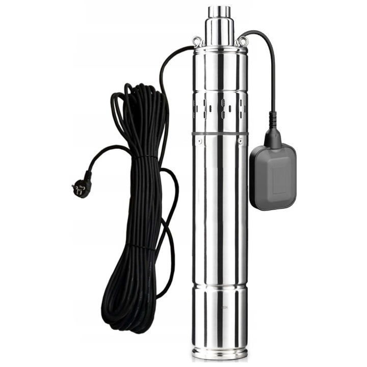 Rohtenbach 4" búvárszivattyú úszókapcsolóval, 750W, 15m kábel, 80m maximális emelési magasság, 45l/perc
