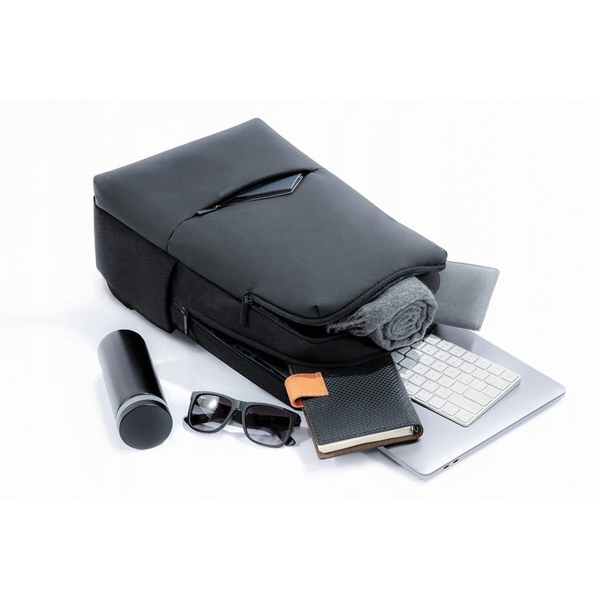 RUCSAC PENTRU LAPTOP 15,6 URBAN BUSINESS IMPERMEABIL NEGRU MUSTHAVE 18L