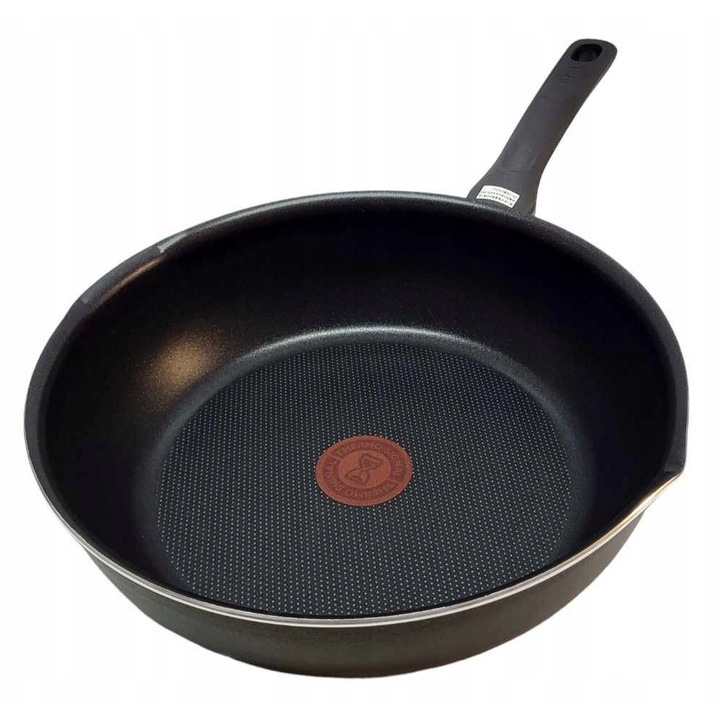 Тиган Tefal 28см, алуминий, черен, незалепващ
