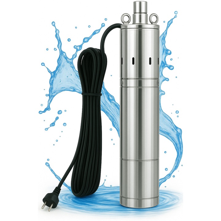 2250W-os merülőszivattyú, 1", 18000 L/H, max. 60 m emelési magasság, otthoni és kerti használatra