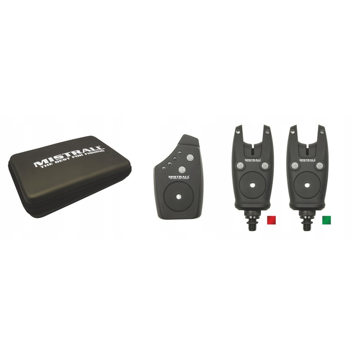 Set semnalizatoare Mistrall SLIM R1 2+1, 6 tonuri, 150-200m, negru