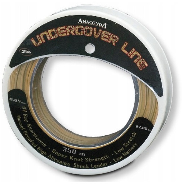 Влакно за риболов Anaconda Undercover Line 0,60mm 350m, устойчиво на износване, за риболов в течащи води
