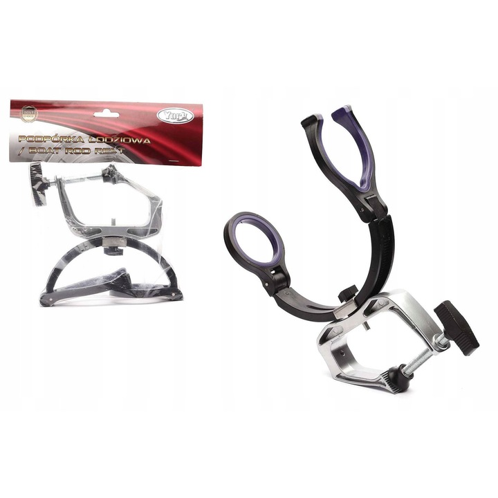 Suport pentru undite York, pentru barci, montare pe bord, maxim 5,2cm, 86435