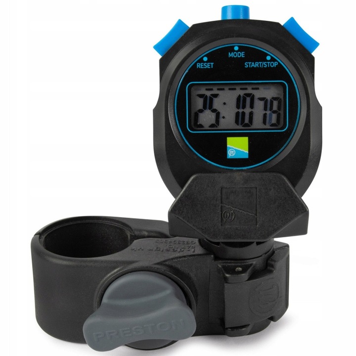Stoper Preston OffBox, accesorii monturi, functie cronometru, set cu suport pentru picior 30mm, 36mm