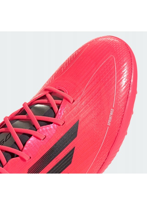 Pantofi sport, adidas, F50 Pro, usori, Turbo/Aurora Black/Platinum Metallic, materiale reciclate