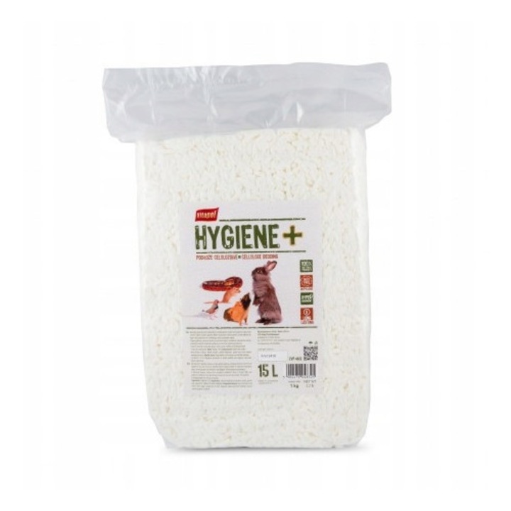 Целулозна постеля Vitapol 15L, 100% натурална, за гризачи и зайци, без прах, компостируема