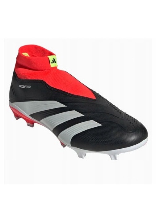 Pantofi sport barbati, adidas, Predator League LL FG, negru si rosu, cramponi, 46 EU