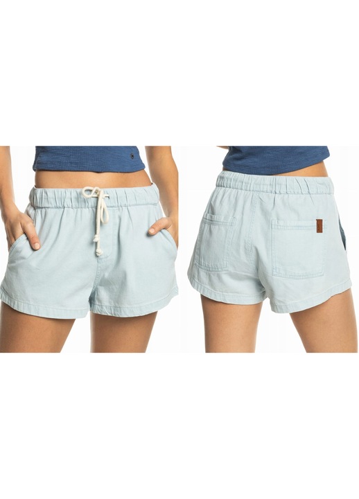 Pantaloni scurti sport dama, ROXY, denim, vara, L INTL