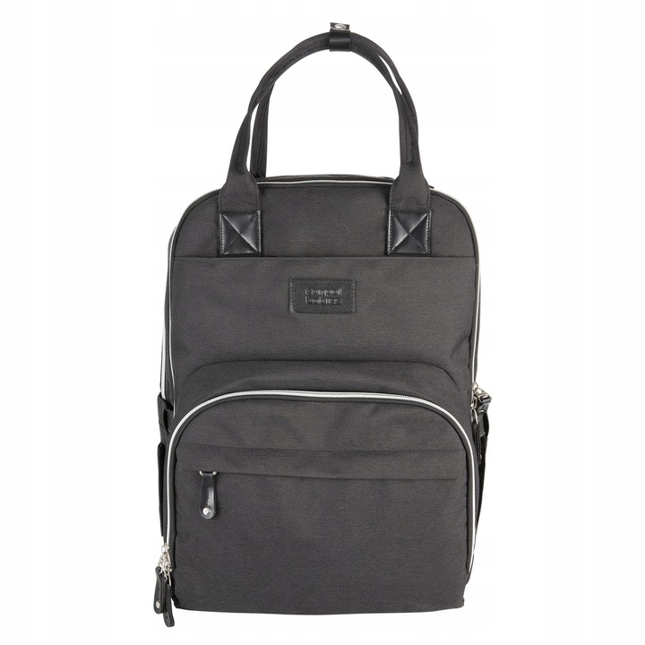 Rucsac multifunctional pentru mame Canpol Babies cu saltea pentru schimbat, negru
