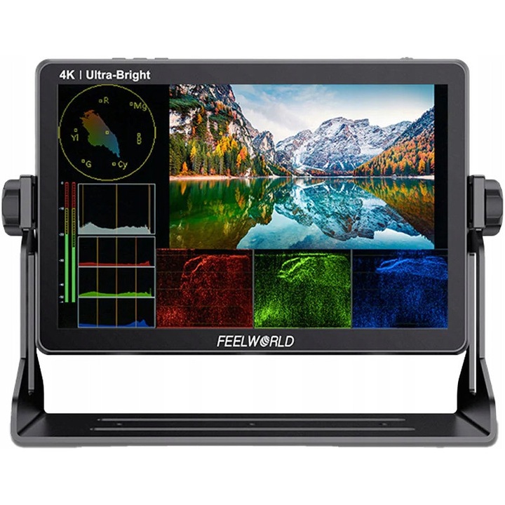 Монитор за предварителен преглед 10,1" Feelworld LUT11S, 2000 нита, 3G-SDI, HDMI 4K, тъчскрийн