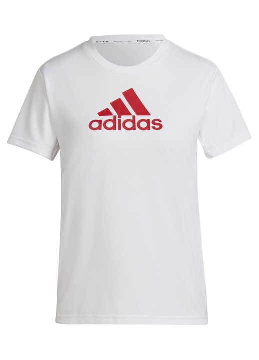Tricou sportiv dama Adidas Primeblue, AEROREADY, alb, material reciclat