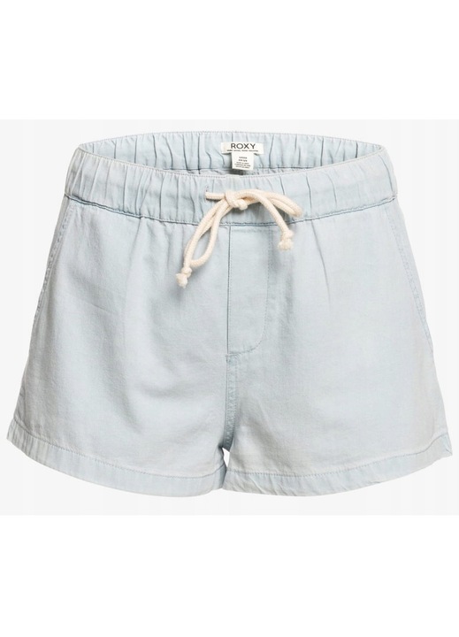 Pantaloni scurti dama Roxy, croiala lejera, talie elastica, bumbac
