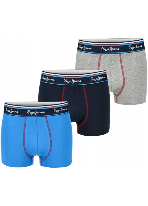 Мъжки боксерки, Pepe Jeans, комплект от 3 броя, памук, M INTL