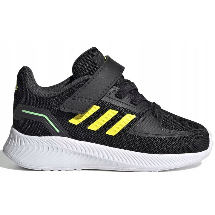 Pantofi sport copii, adidas, Run Falcon 2.0, design alergare, material textil, 18 EU