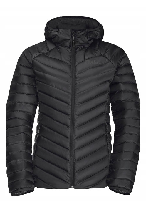 Geaca de iarna, Jack Wolfskin, matlasata, puf, neagra