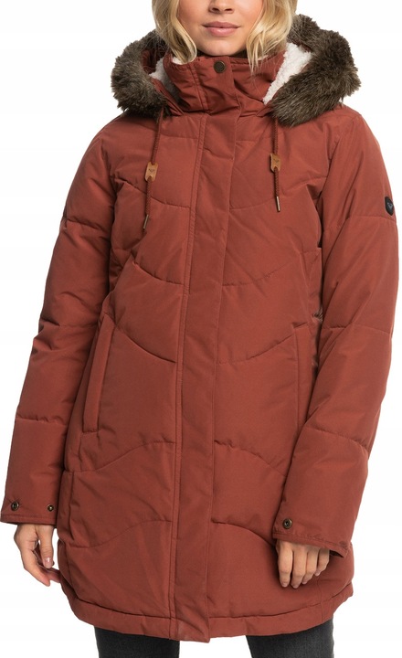 Geaca parka dama ROXY lunga, calduroasa, cu incalzire, iarna