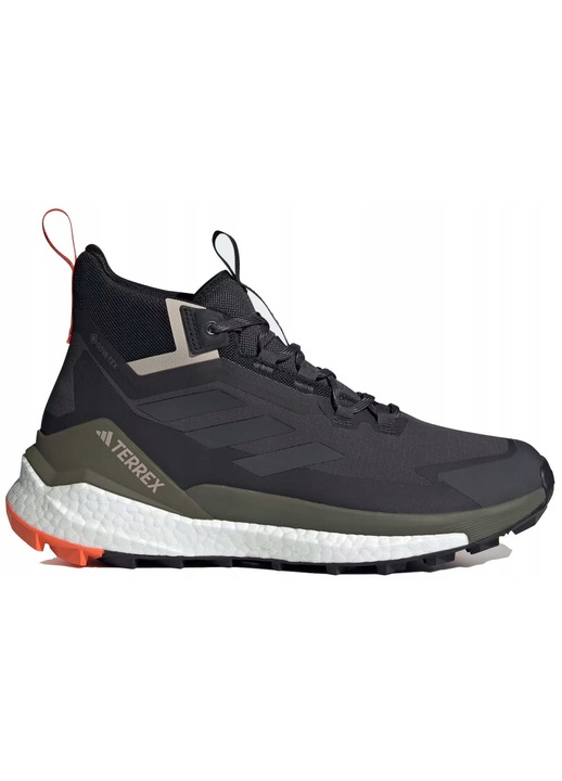 Pantofi sport barbati, adidas, bocanci trekking, inaltime mare, negru, Gore-Tex