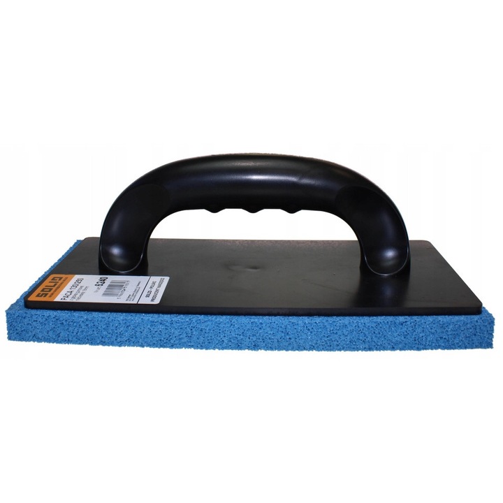 Paca Solid, 130x250mm, cu spuma de cauciuc, pentru zacuirea tencuielilor umede, albastra