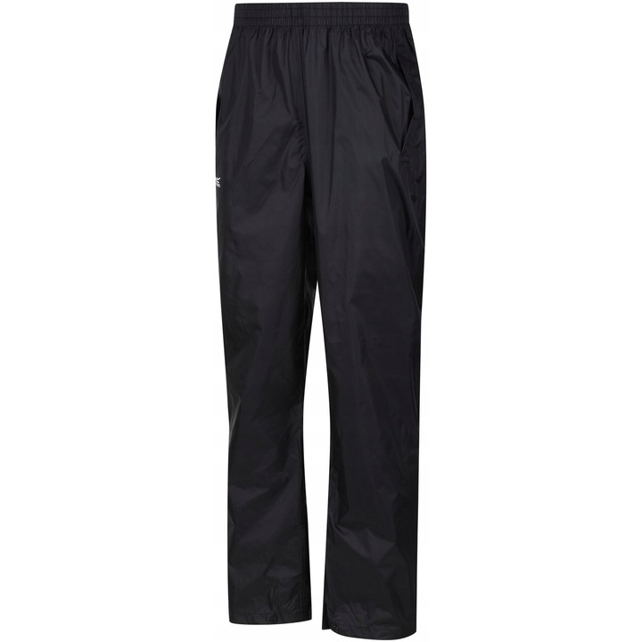 Pantaloni sport barbati Regatta, impermeabil, poliamida, negru