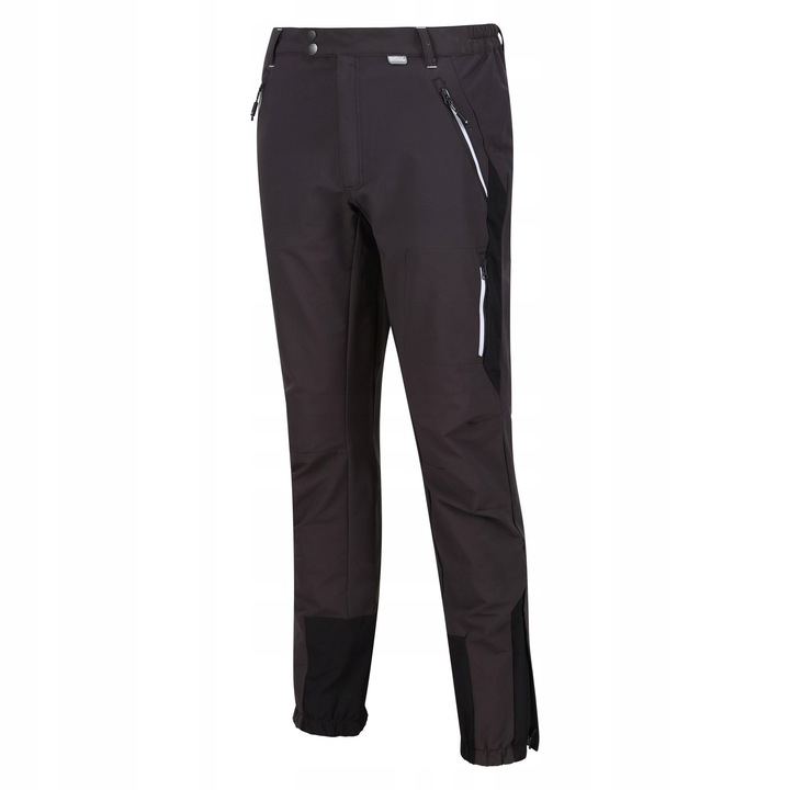 Pantaloni sport barbati Regatta Higton II, impermeabili, poliester, negru