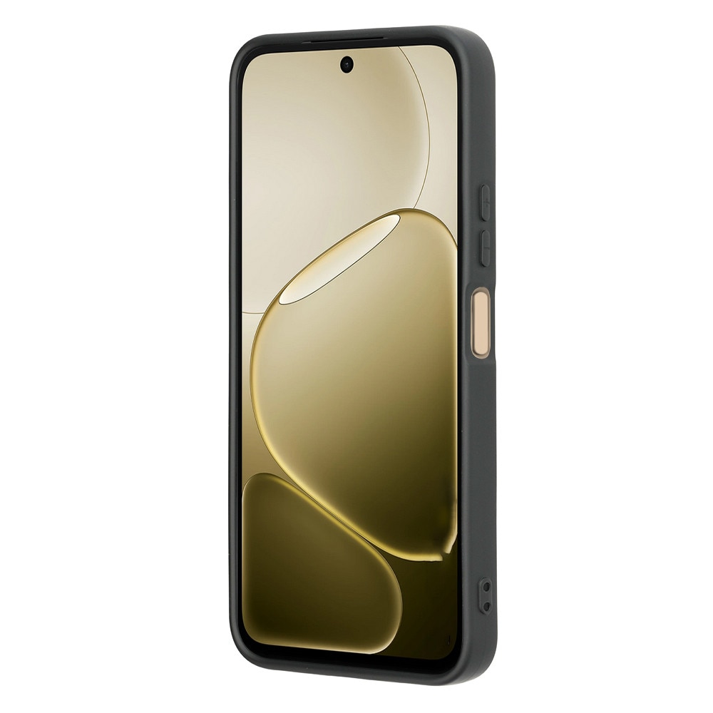Husa interior Microfibra pentru OnePlus 15R, Liquid Silicone, Strat Catifea Anti-Zgarieturi, Protectie Completa, Camere Protejate, DAMUR, Negru
