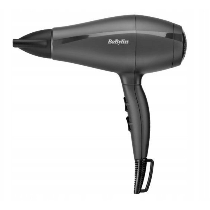 Сешоар BaByliss Super Light 5910E, 2000W, 2 скорости, 3 температури, концентратор, черен