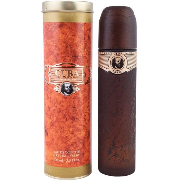 Комплект парфюми за мъже Cuba Gold, 2x100ml, флорално-дървесен, елегантност, лукс