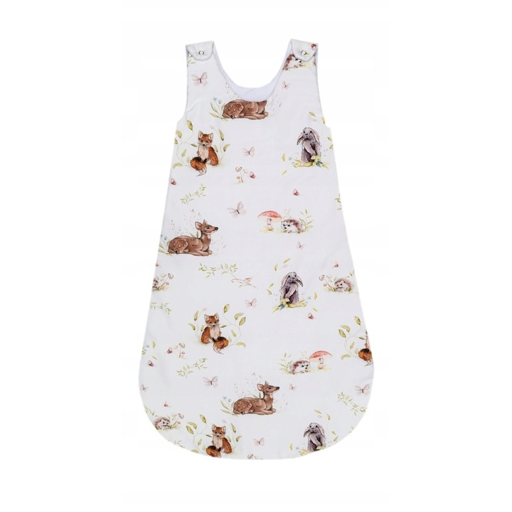 Спален чувал Lulumi, модел Forest, 100% памук, антиалергичен, 85x39см, за 9-24 месеца