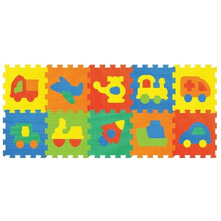 Постелка от пяна Smily Play, комплект 10 части, 32x32см, многоцветна, 1.0см дебелина