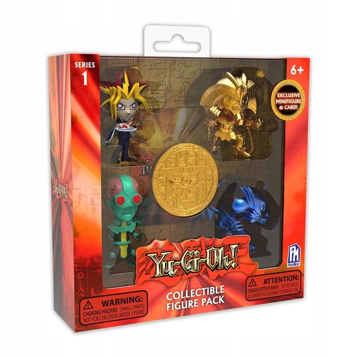 Комплект фигурки YU-GI-OH!, Exodia, Yami Yugi, Jinzo, Синoок Бял Дракон, 6-7 см