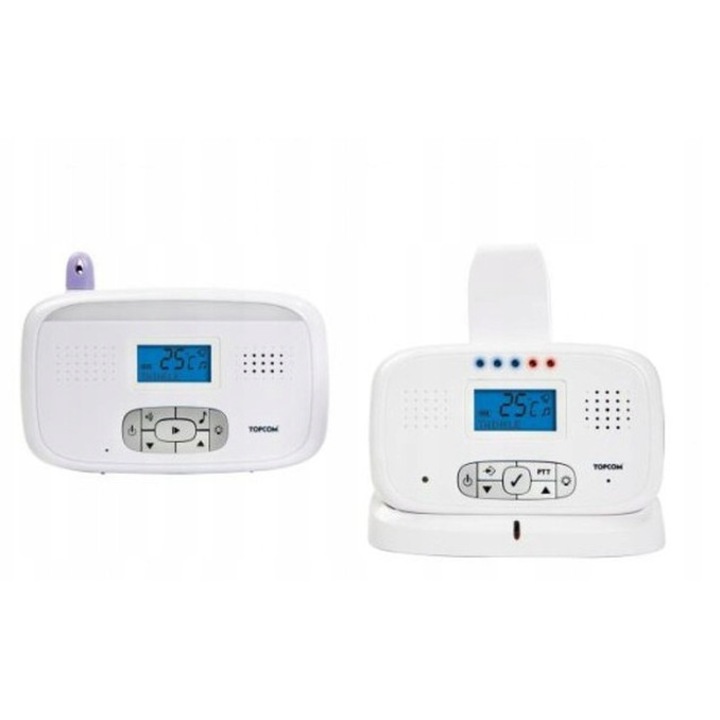 Електронен монитор Topcom KS-4236ALB, безжичен, 300м, бял