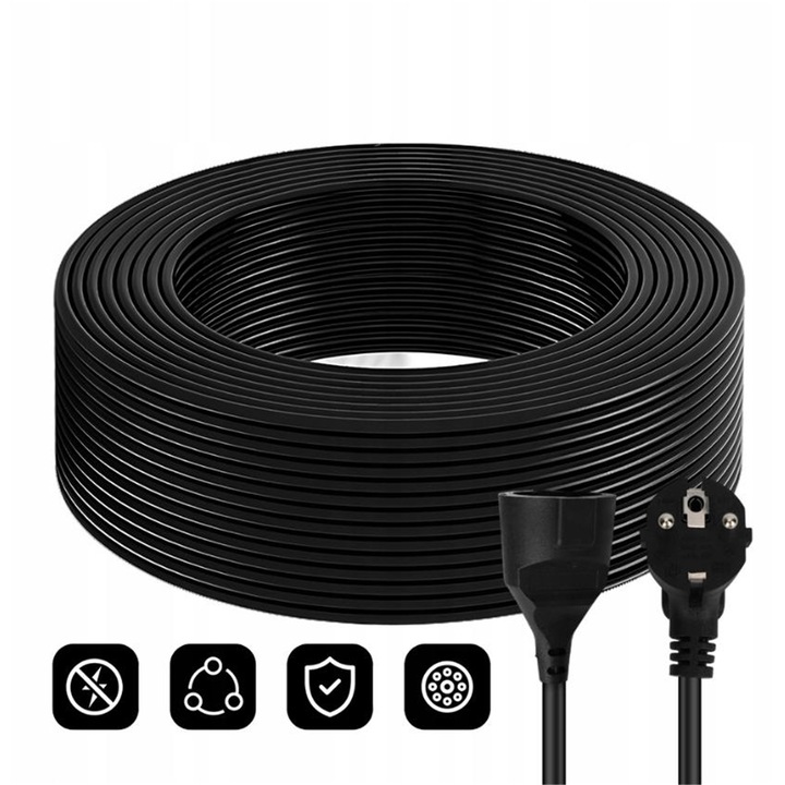 Prelungitor gradina 30m 3x2,5mm, unghiular - eMAG.ro