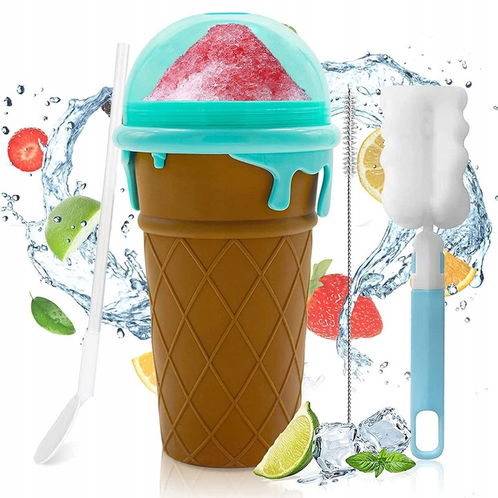 Чаша за слъши 500ML, ZREE, голям капацитет, безопасен материал, многоцветна